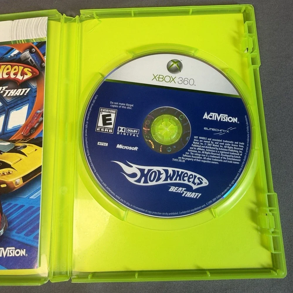 Hot Wheels: Beat That (Microsoft Xbox 360, 2007) Tested And Working!